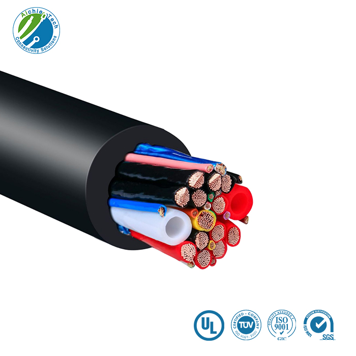 EV charging cable liquid cooled