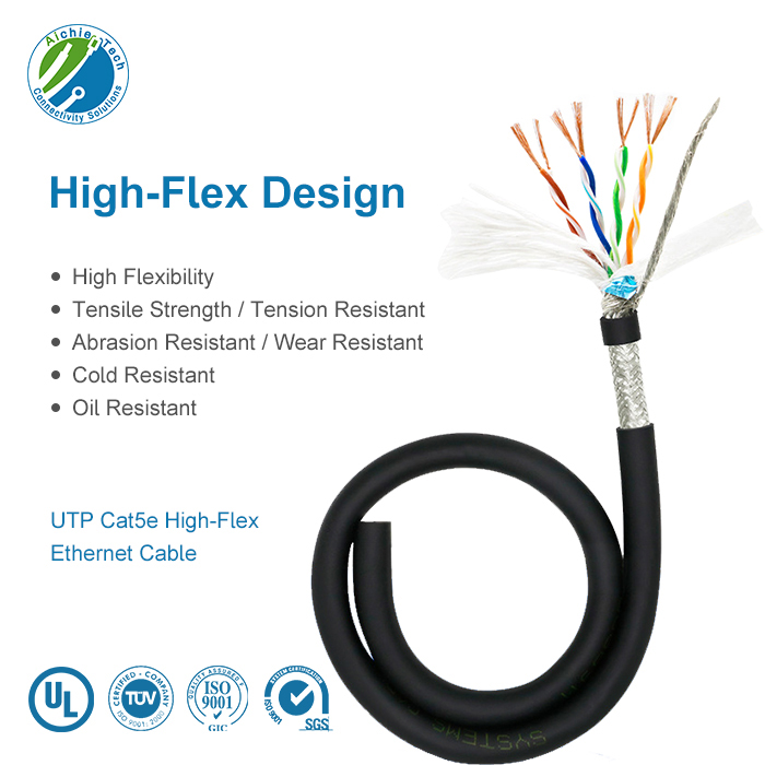 High-Flex Drag Chain Cable for Automation
